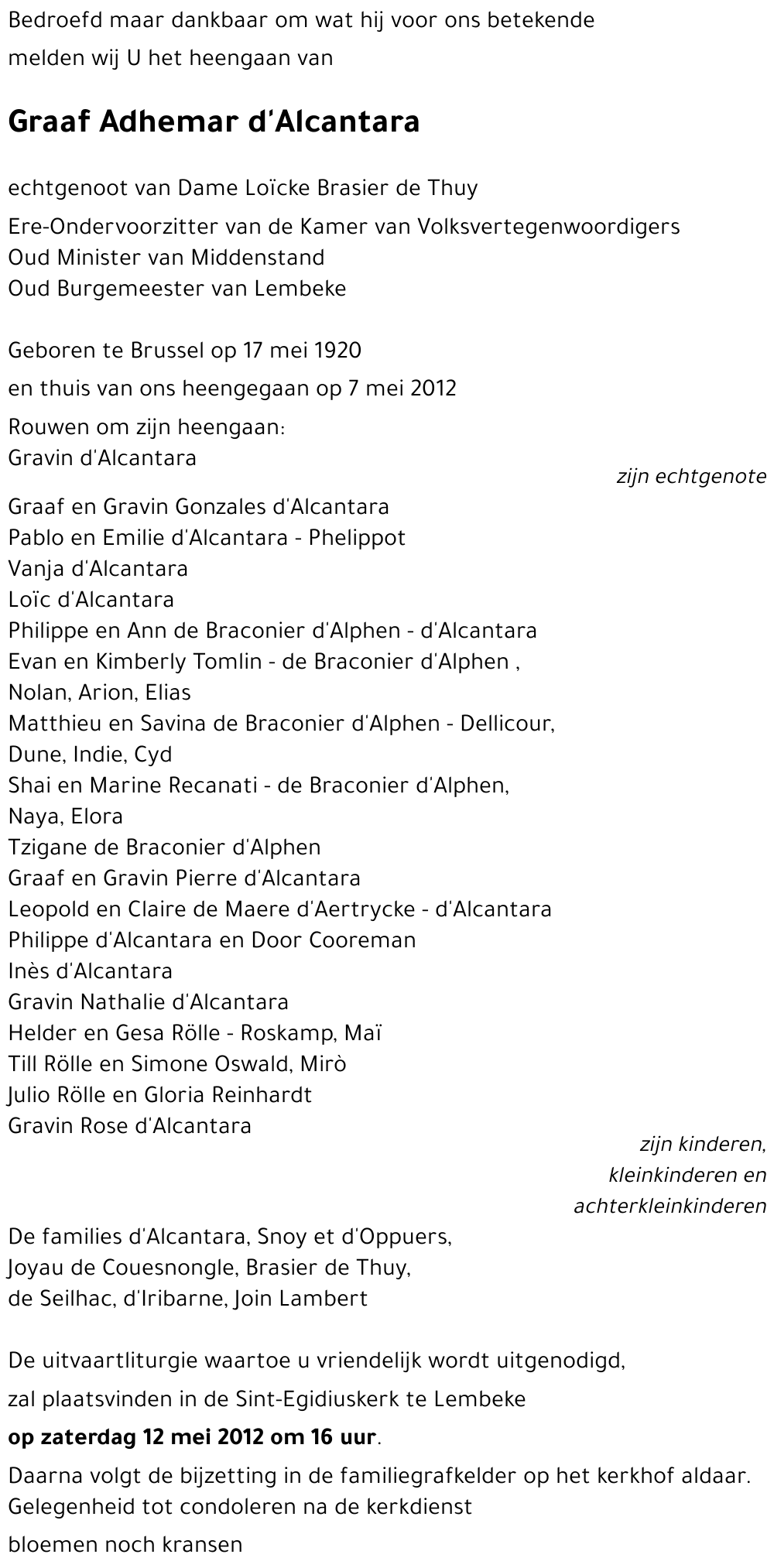 Adhemar d' Alcantara