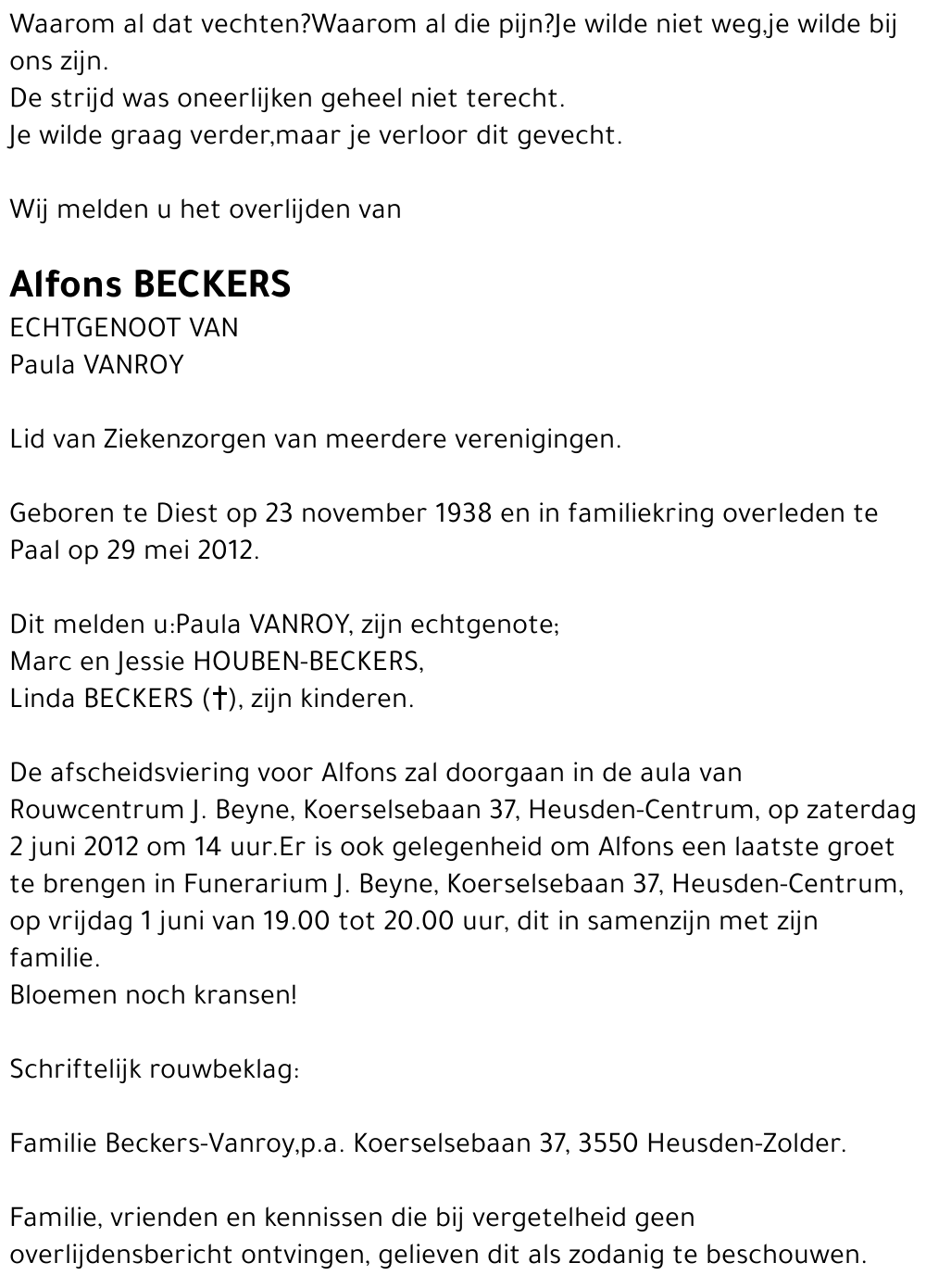 Alfons Beckers