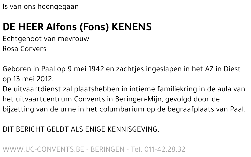 Alfons Kenens