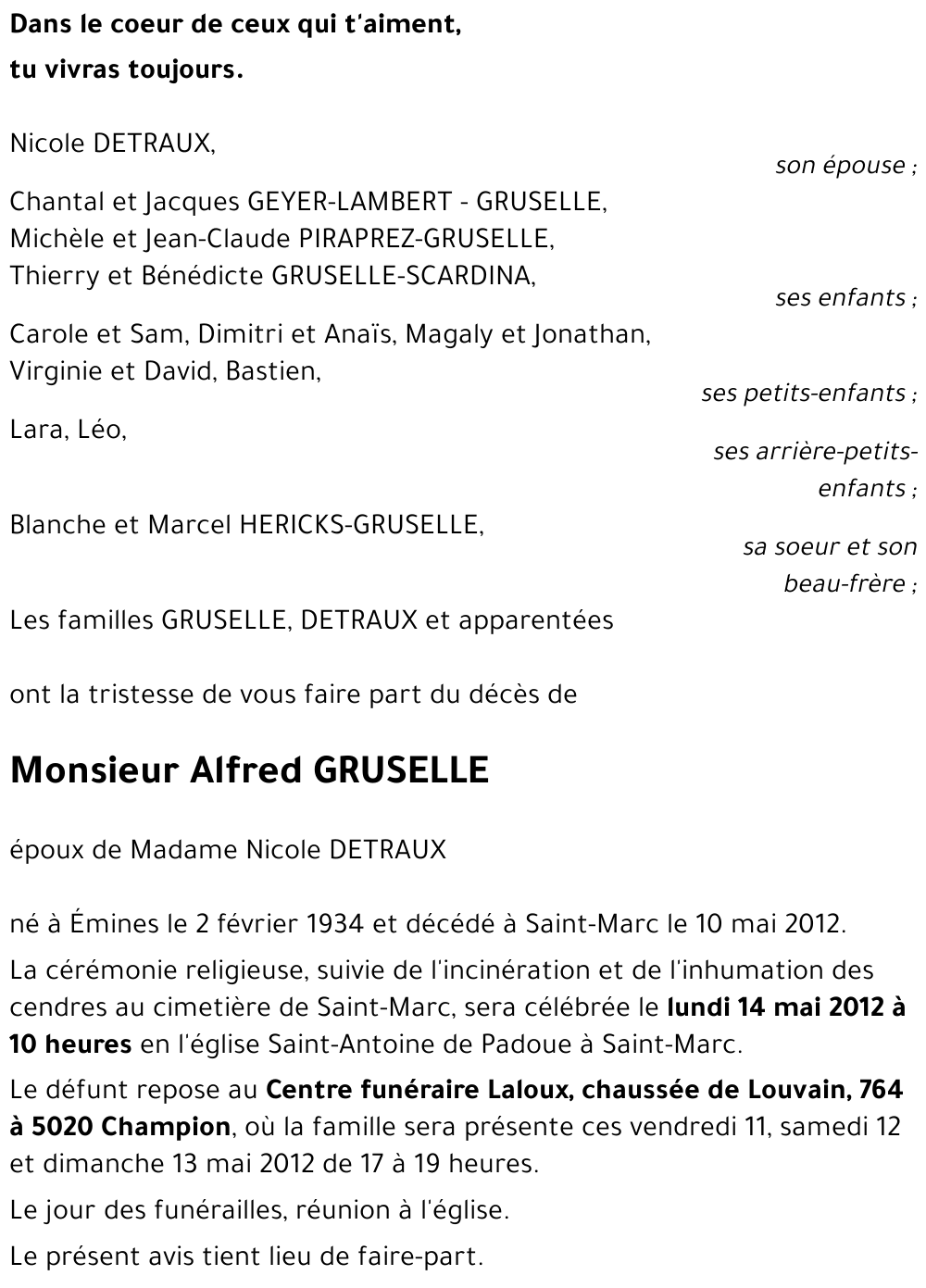 Alfred GRUSELLE