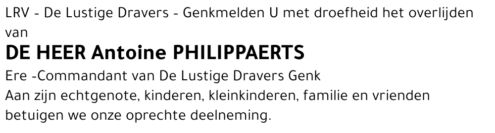 Antoine PHILIPPAERTS