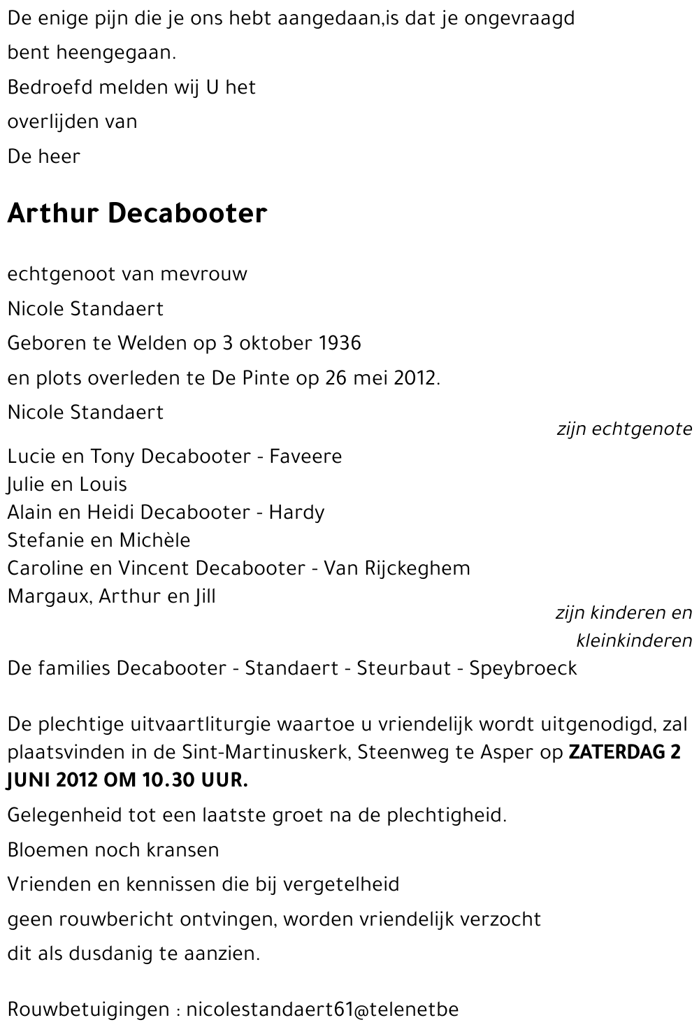 Arthur Decabooter