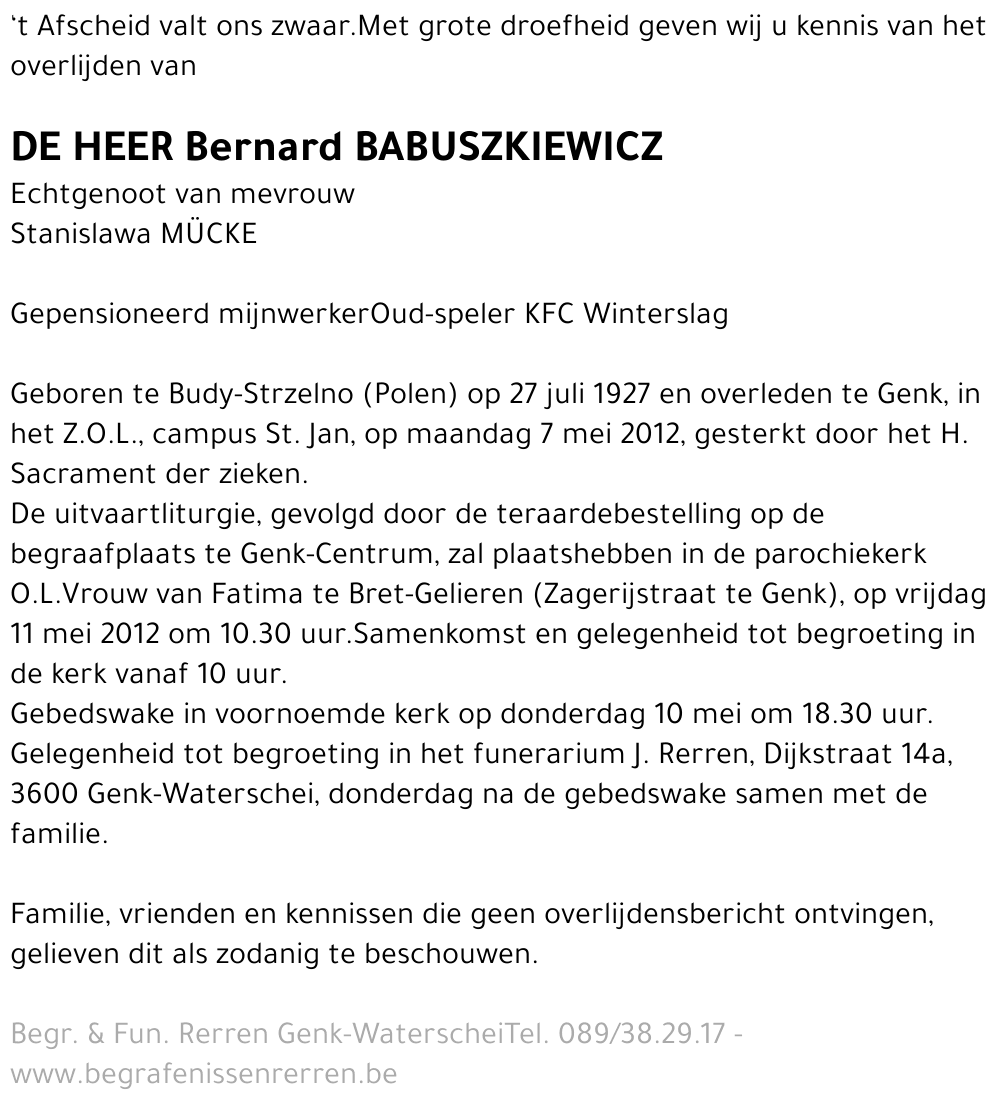 Bernard Babuszkiewicz