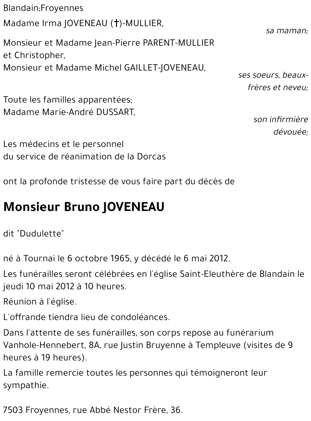 Bruno JOVENEAU