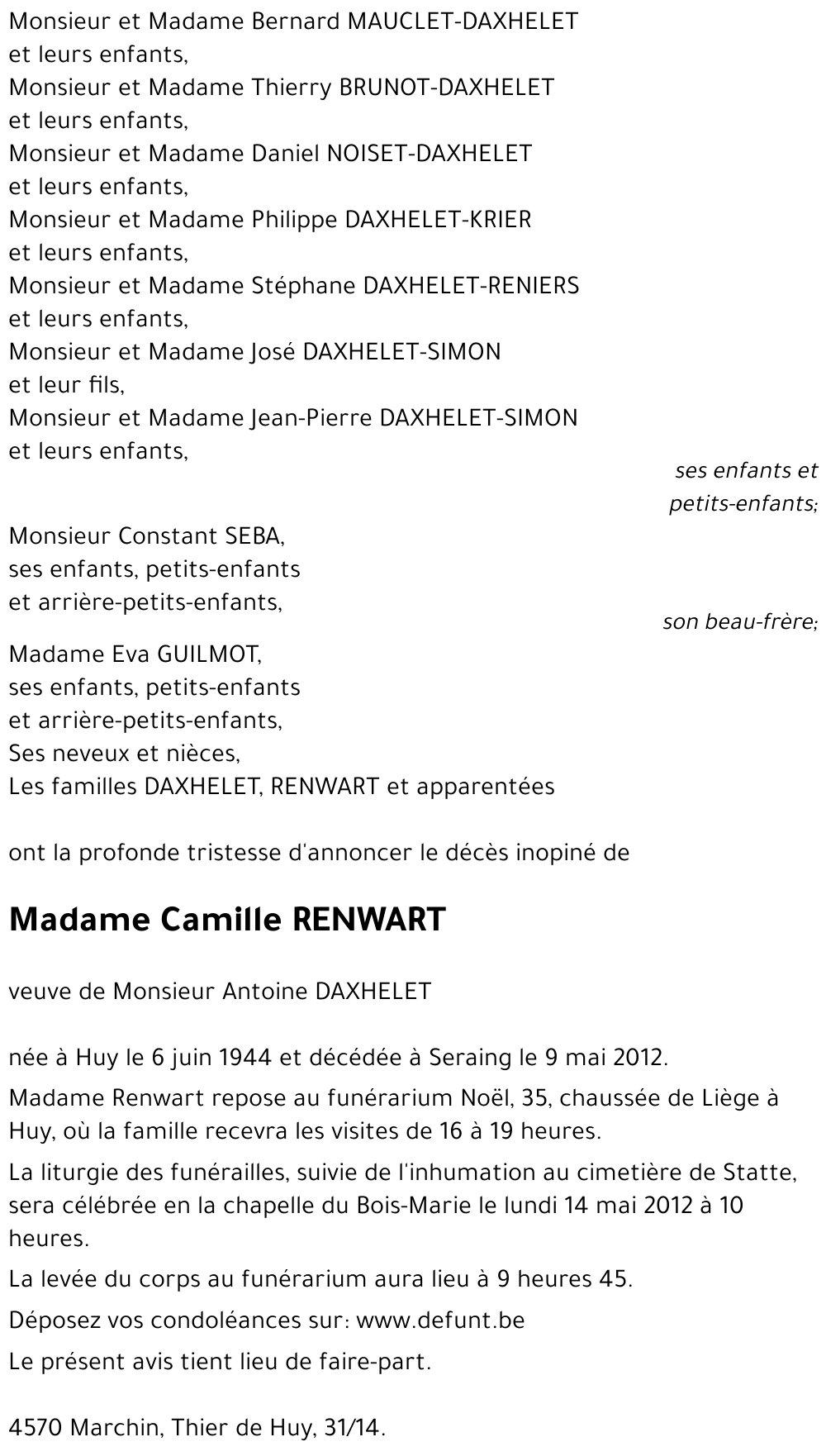 Camille RENWART