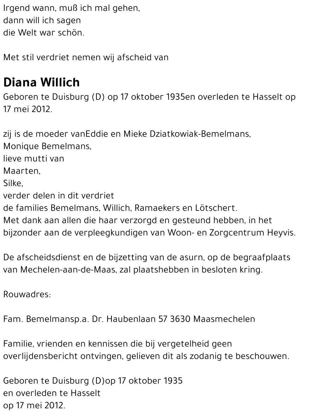 Diana Willich