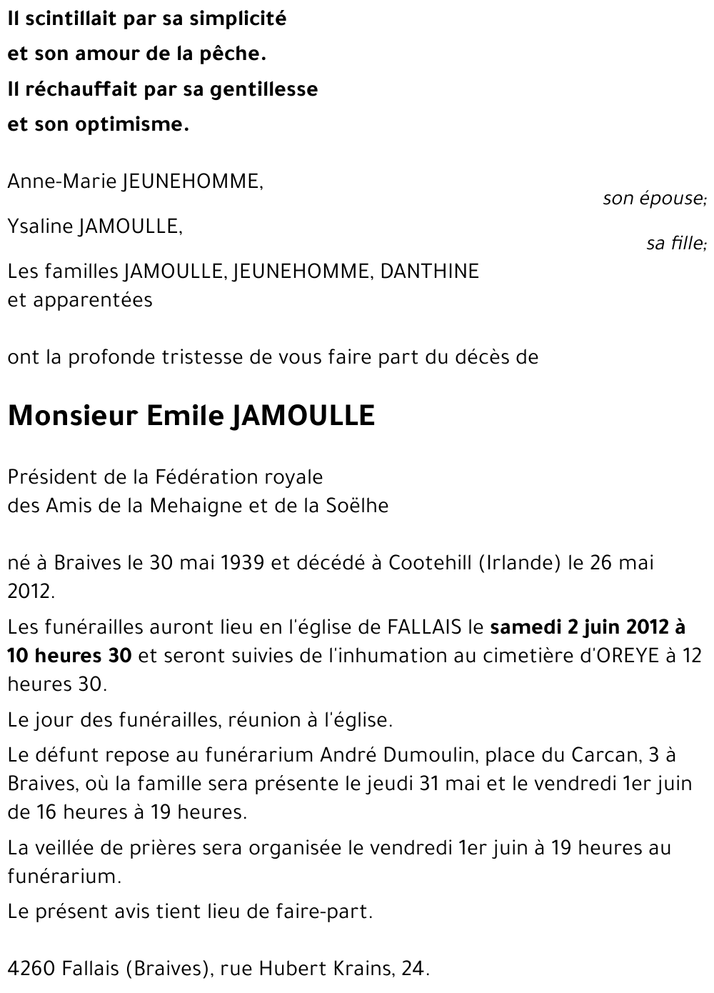 Emile JAMOULLE
