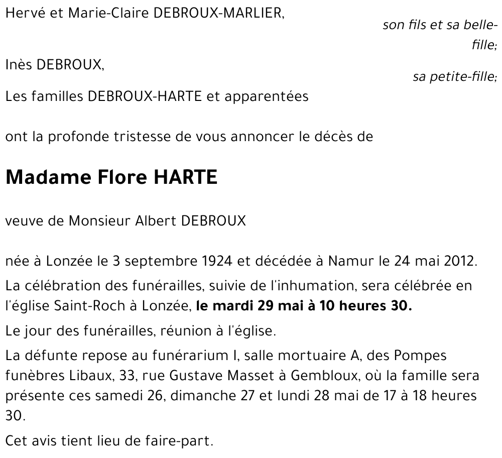 Flore HARTE