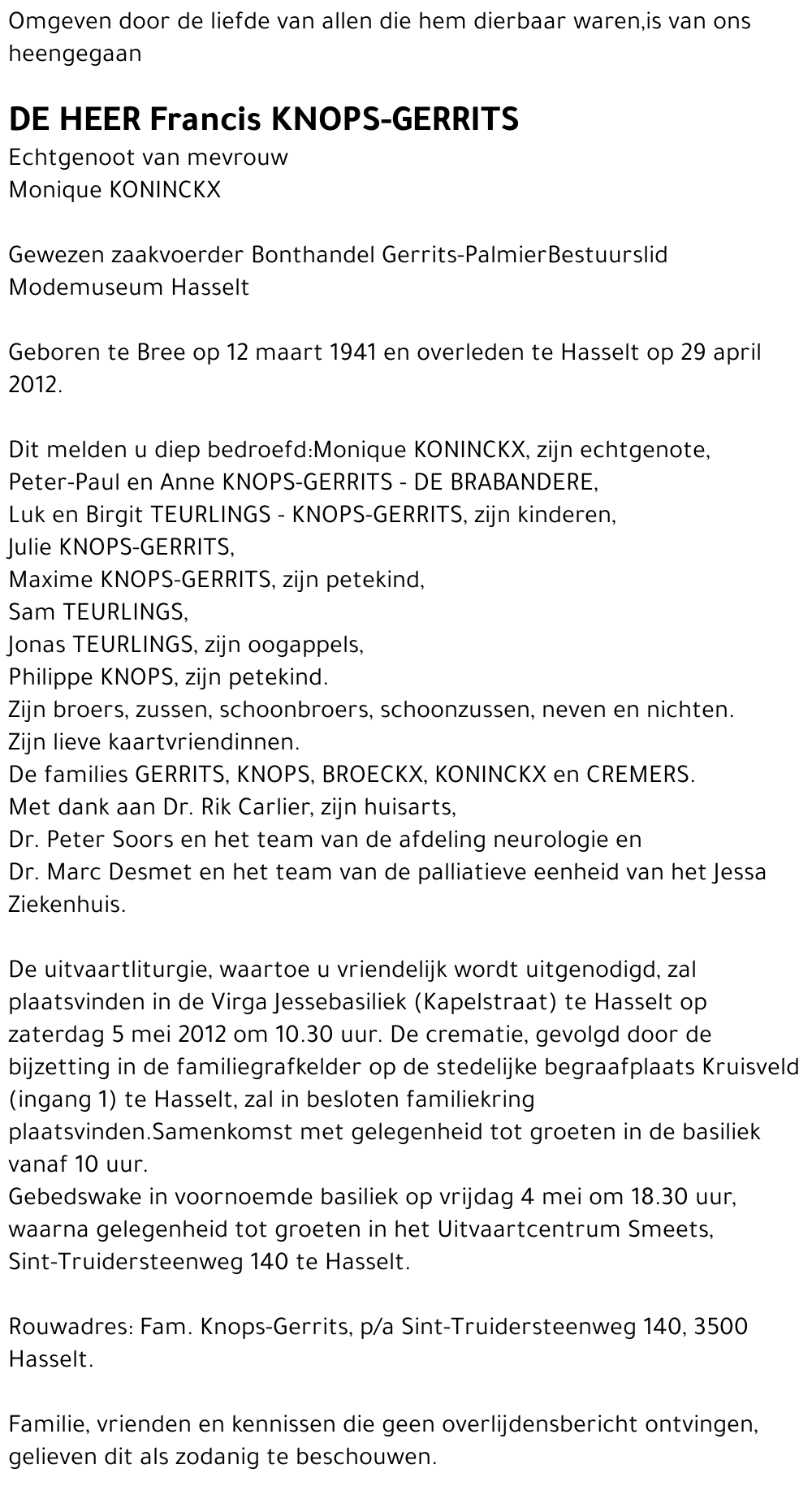 Francis Knops-Gerrits