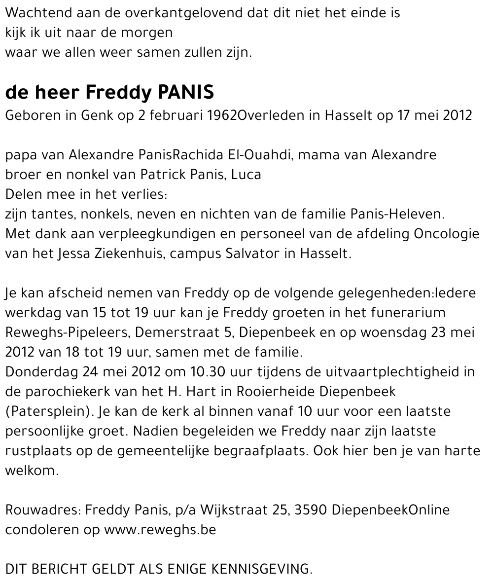 Freddy Panis