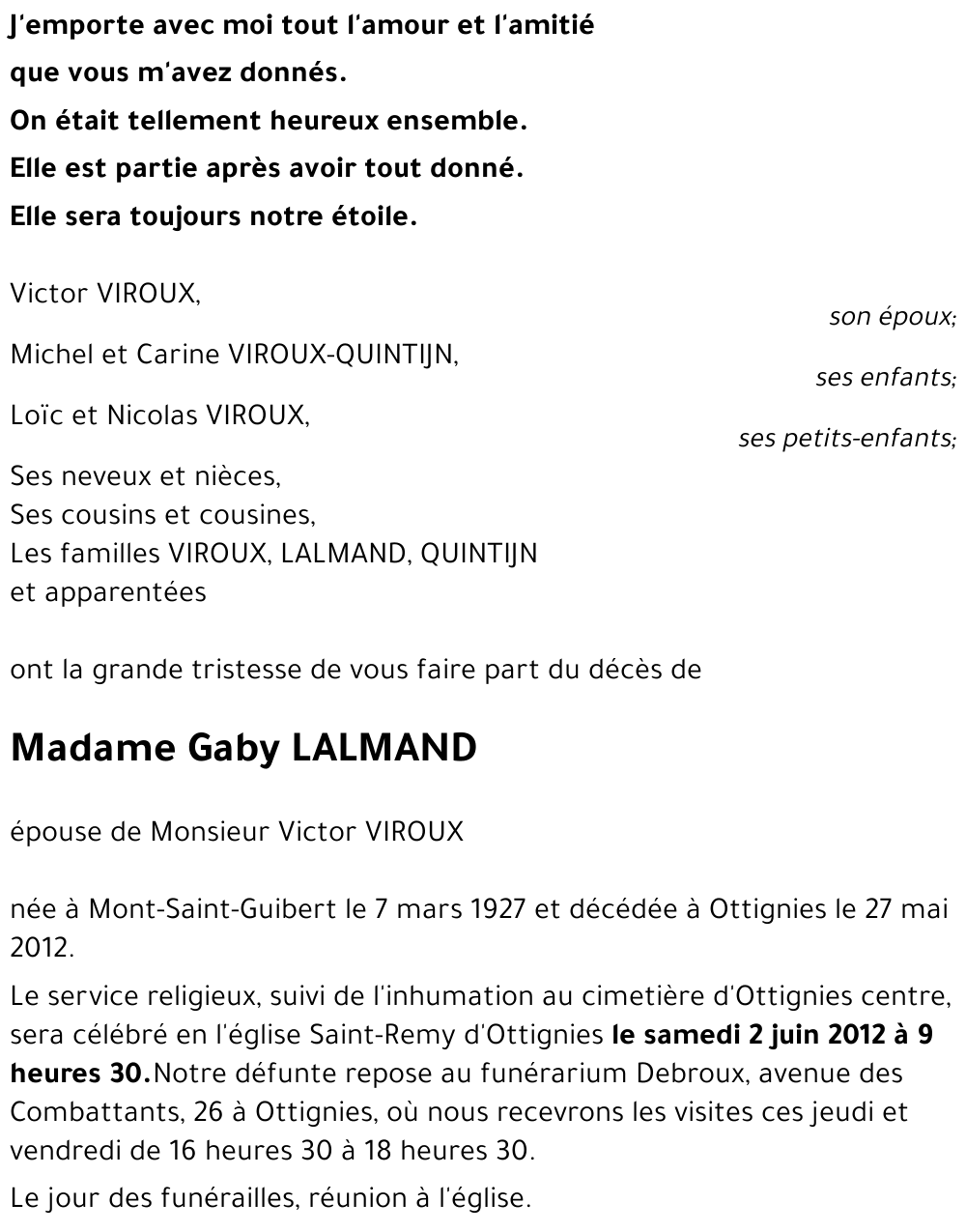 Gaby LALMAND