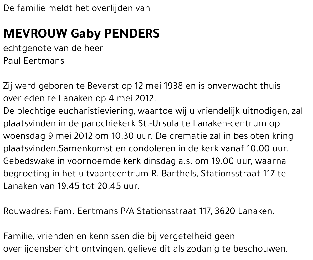 Gaby Penders