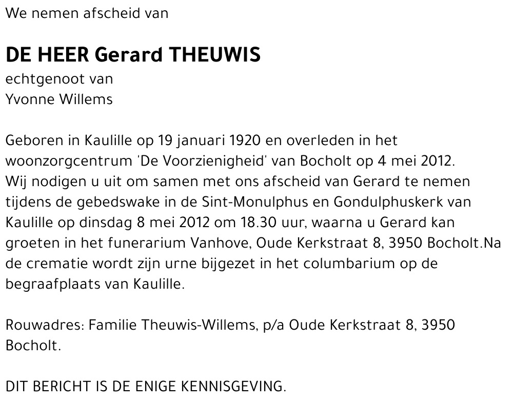 Gerard Theuwis