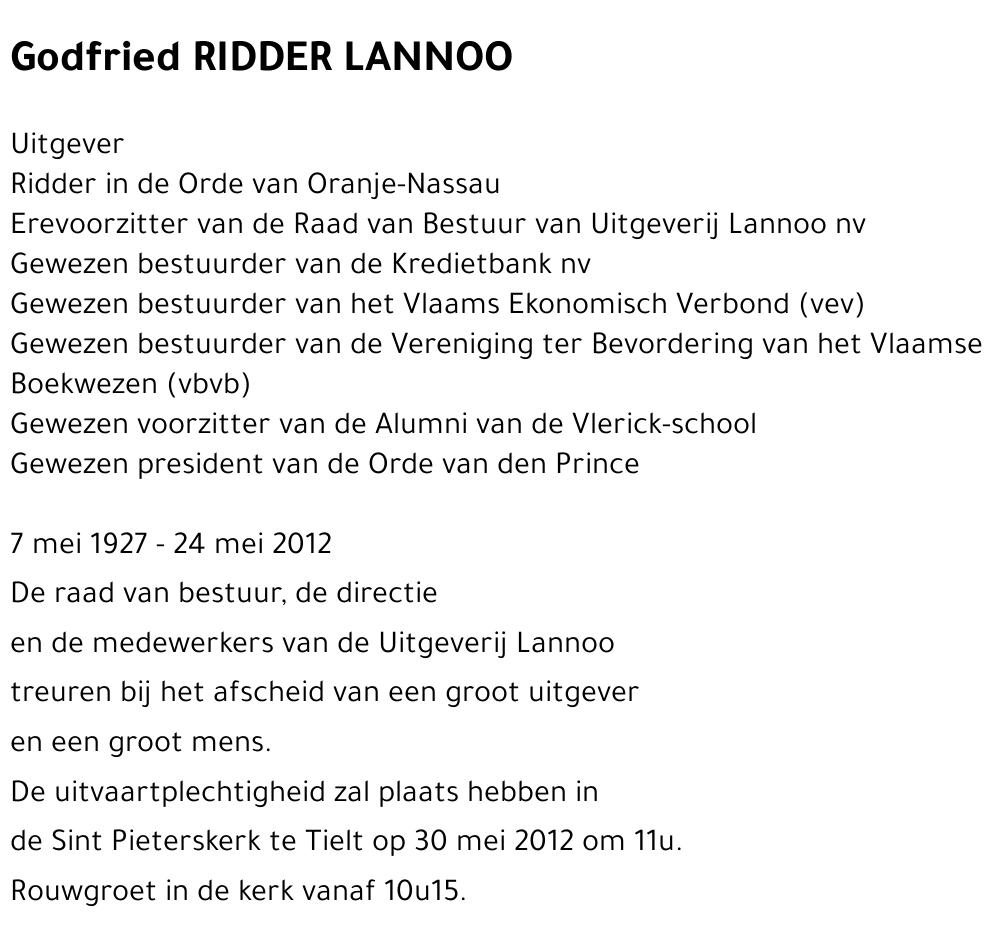 Godfried LANNOO