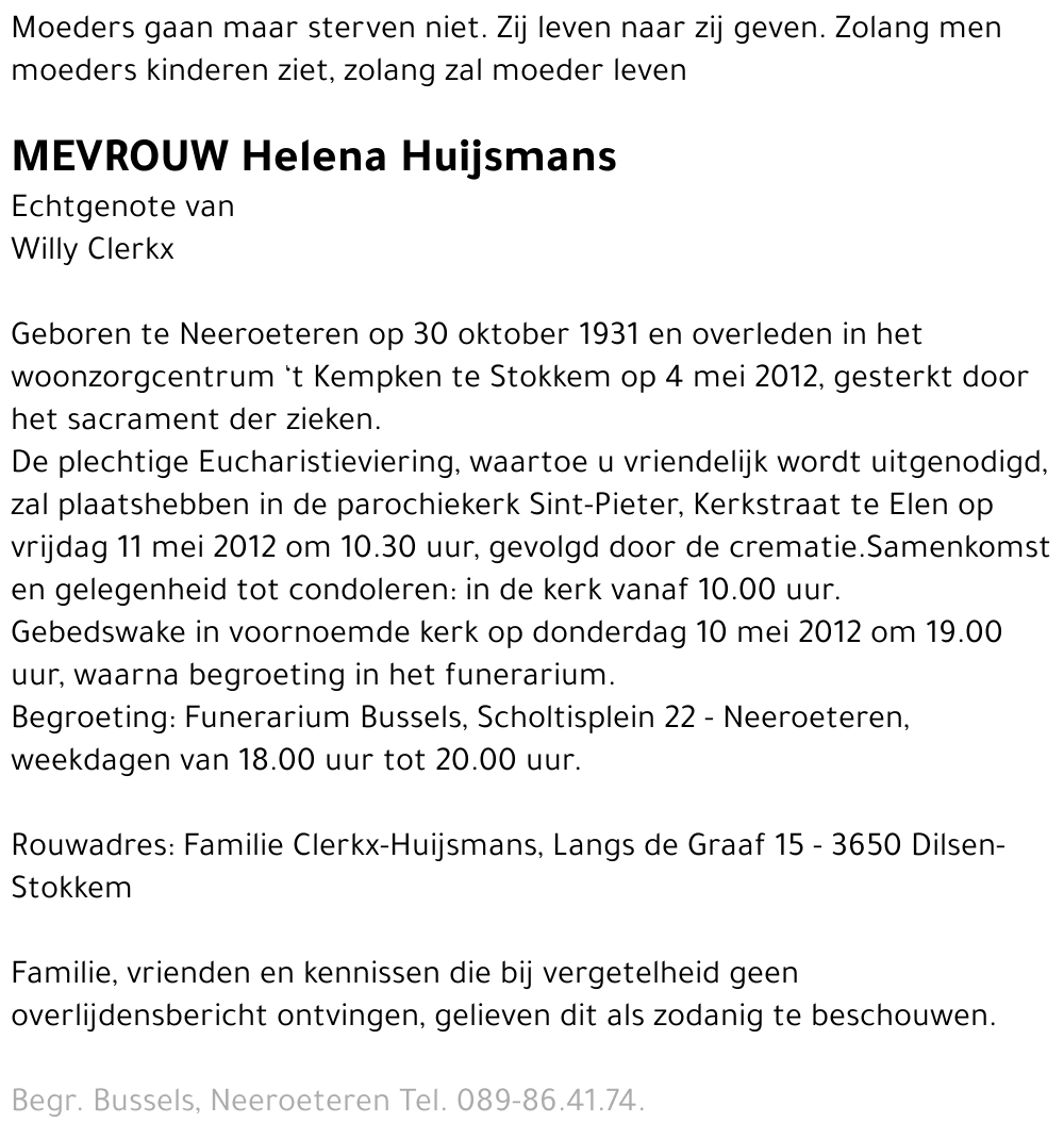 Helena HUIJSMANS