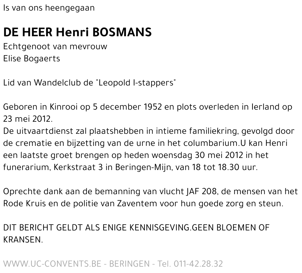 Henri Bosmans