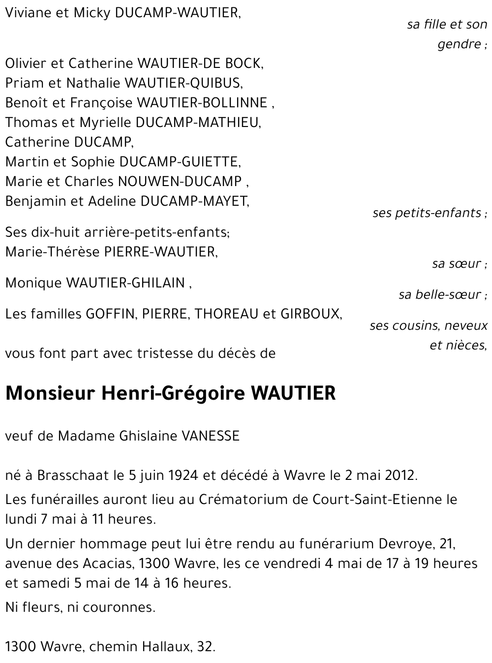 Henri-Grégoire Wautier