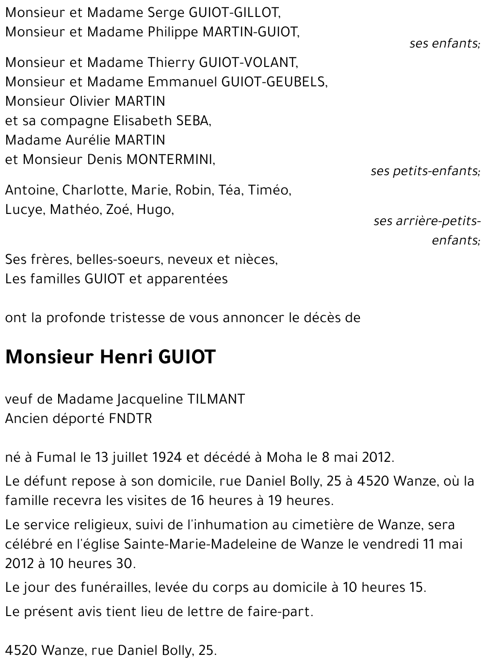 Henri GUIOT