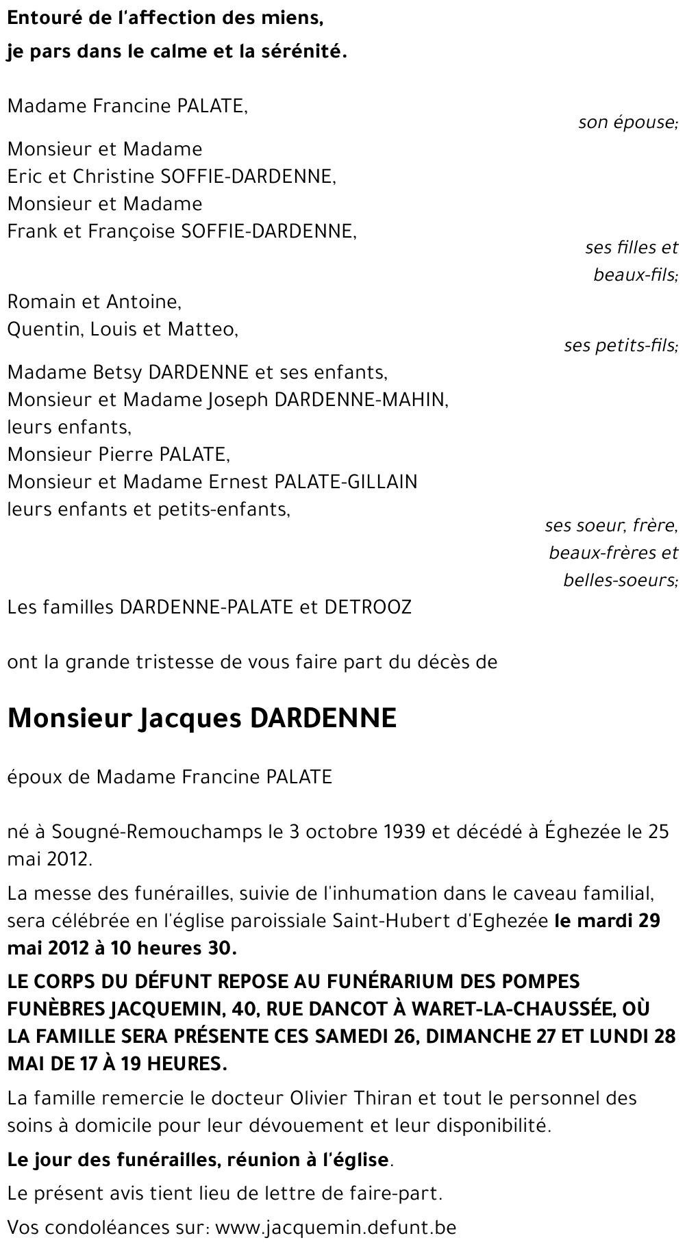 Jacques DARDENNE