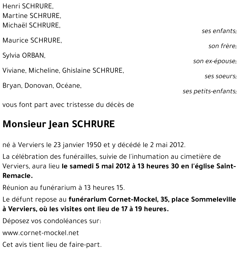 Jean SCHRURE