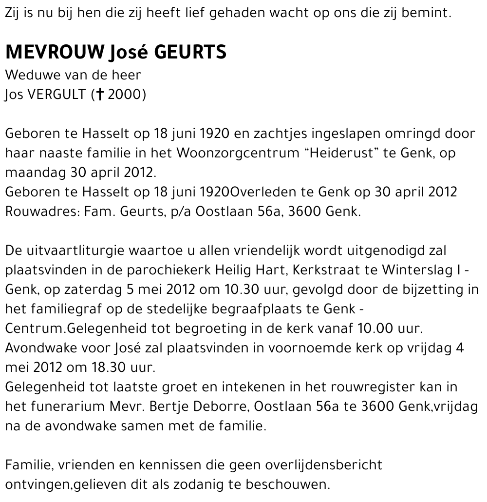 José GEURTS