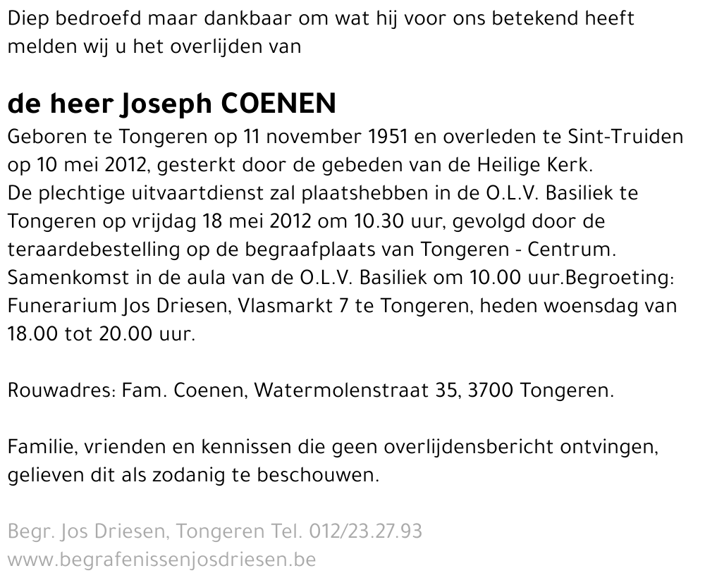 Joseph Coenen