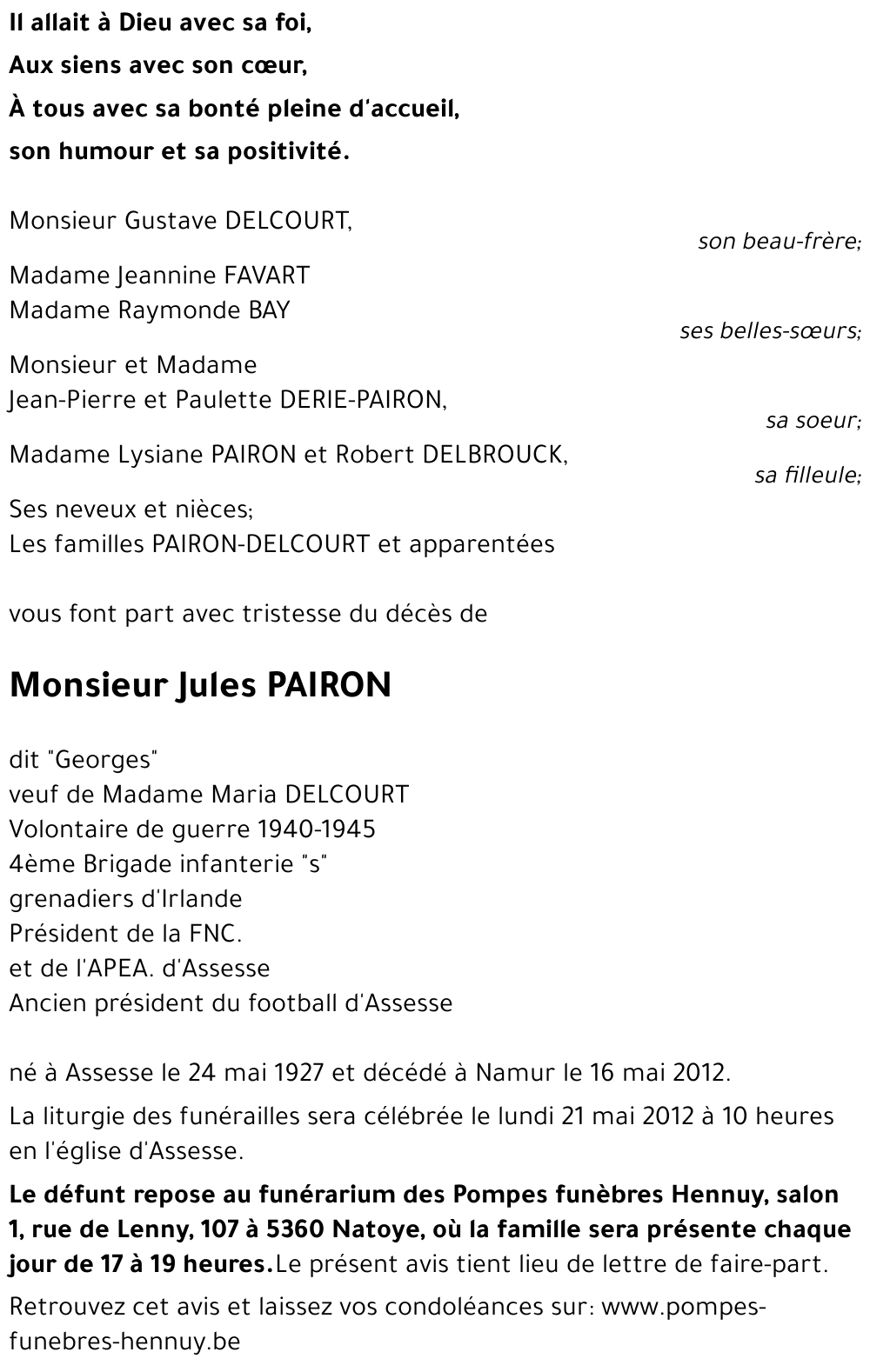 Jules PAIRON