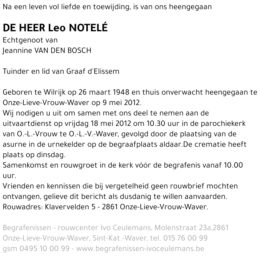Leo Notelé