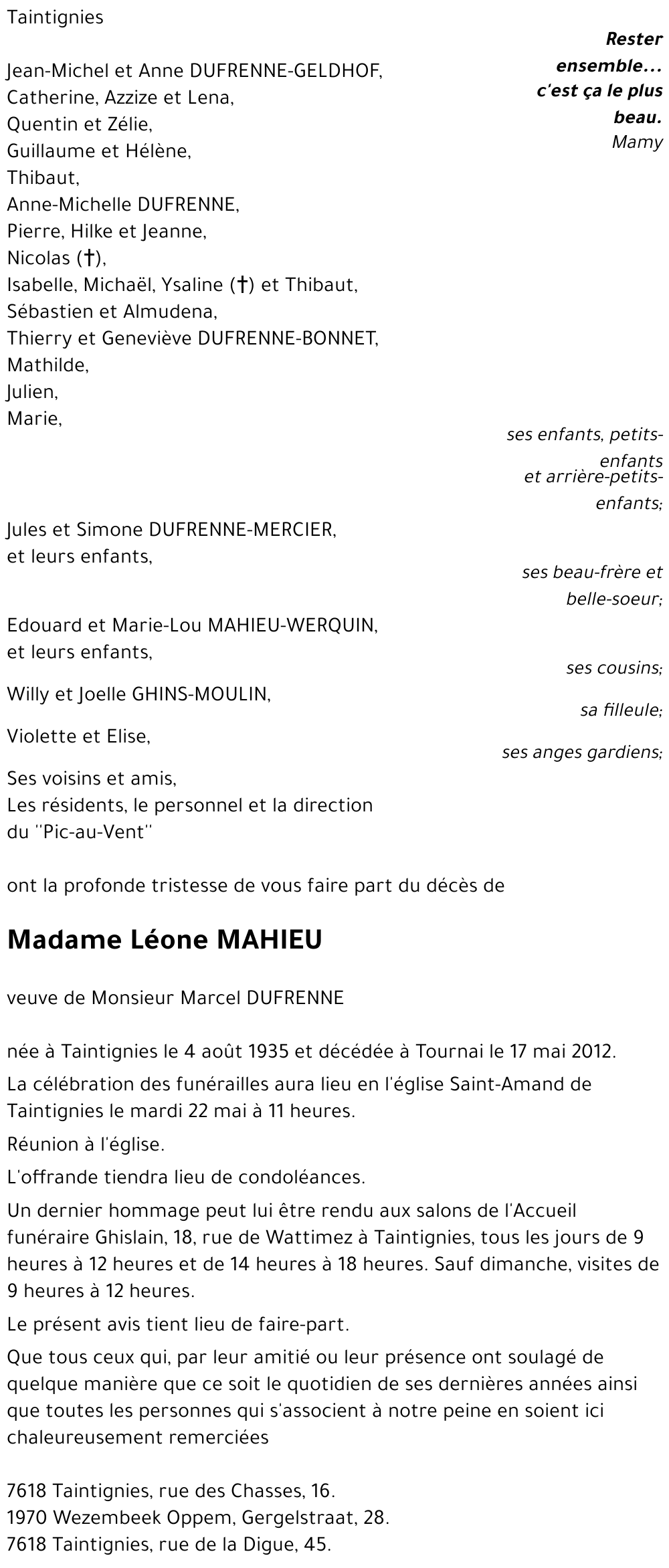 Léone MAHIEU