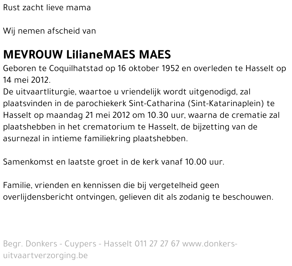 Liliane Maes