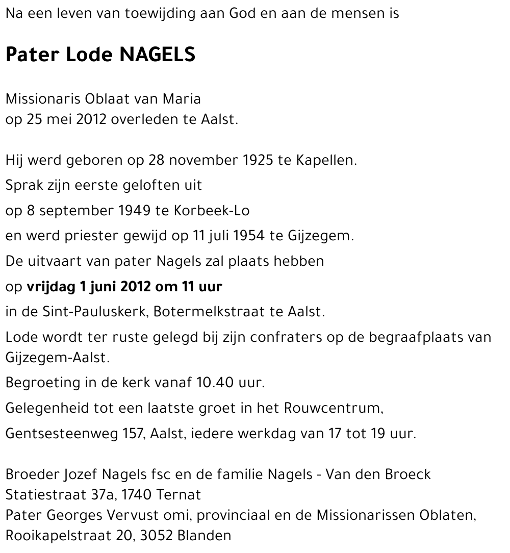 Lode NAGELS
