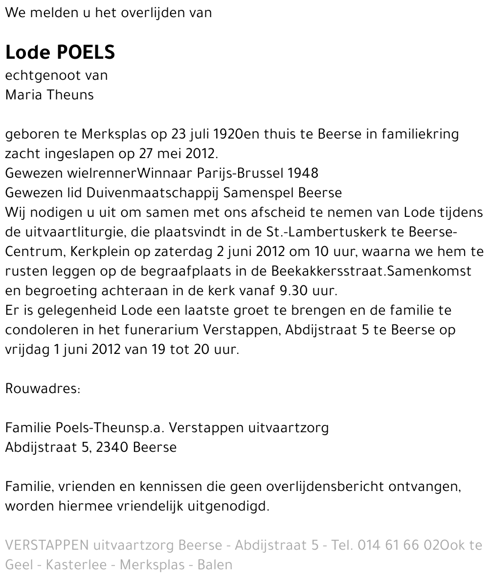 Lode Poels
