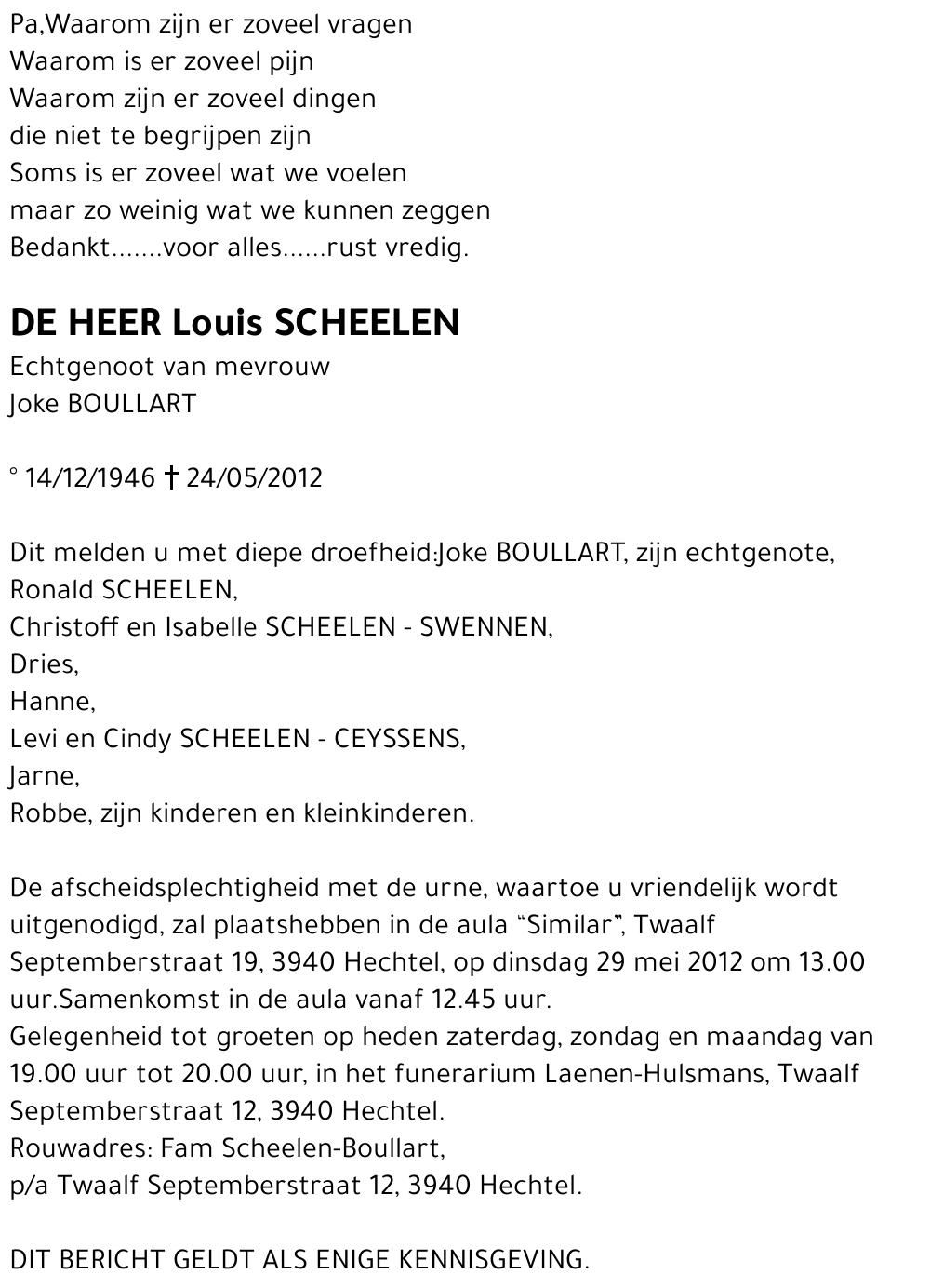 Louis Scheelen