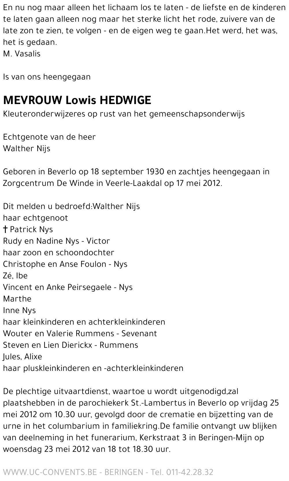 Lowis Hedwige