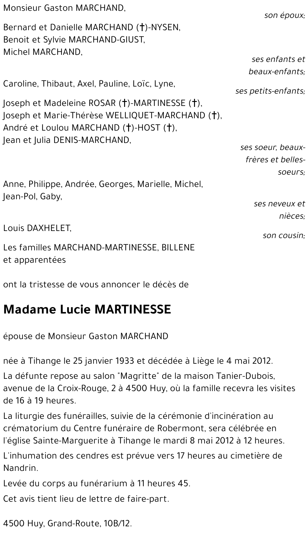 Lucie MARTINESSE