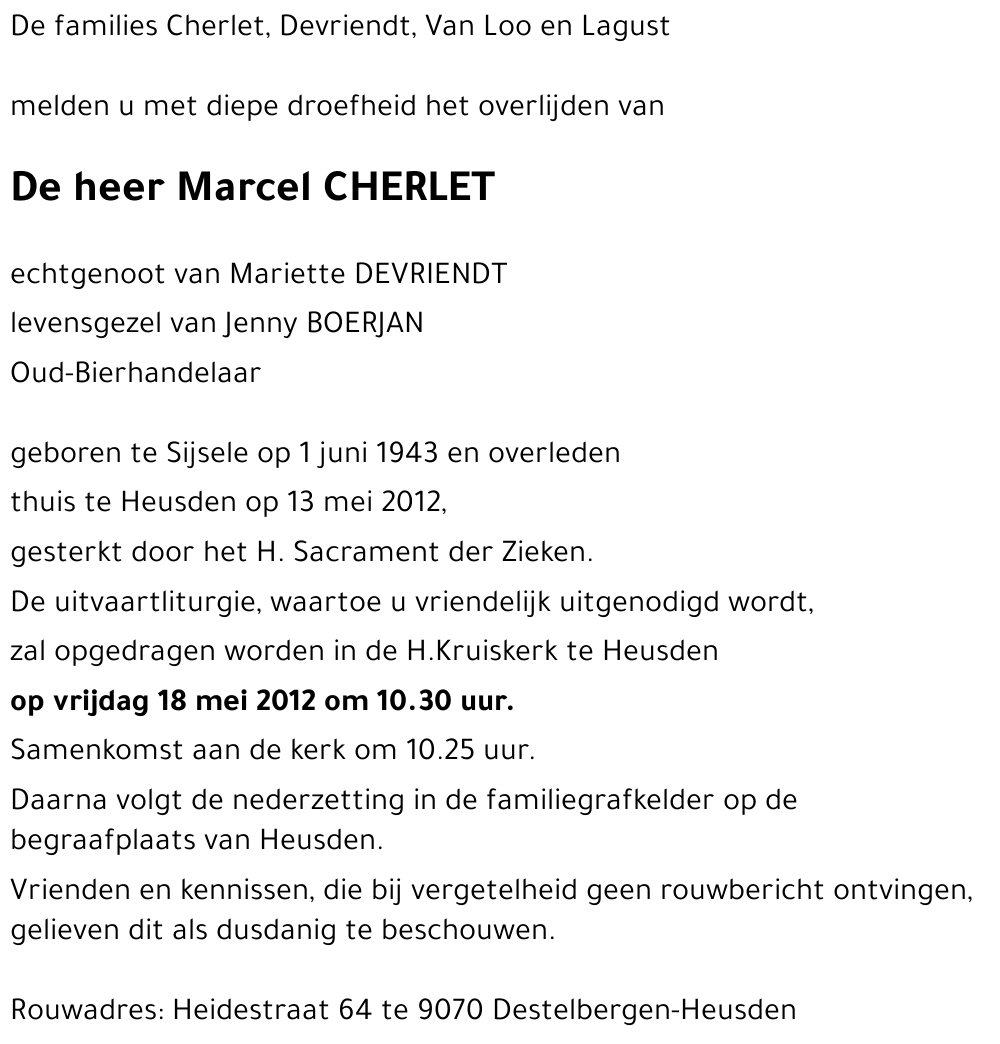 Marcel CHERLET