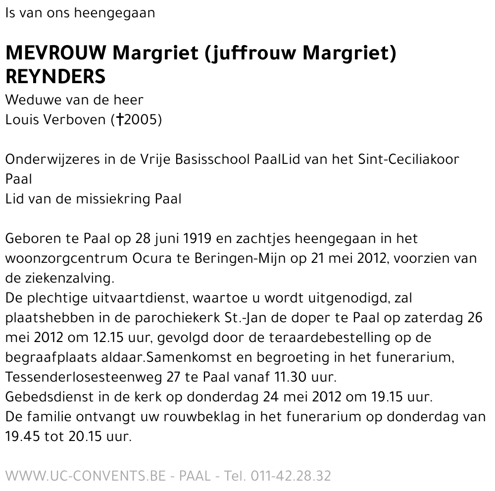 Margriet Reynders