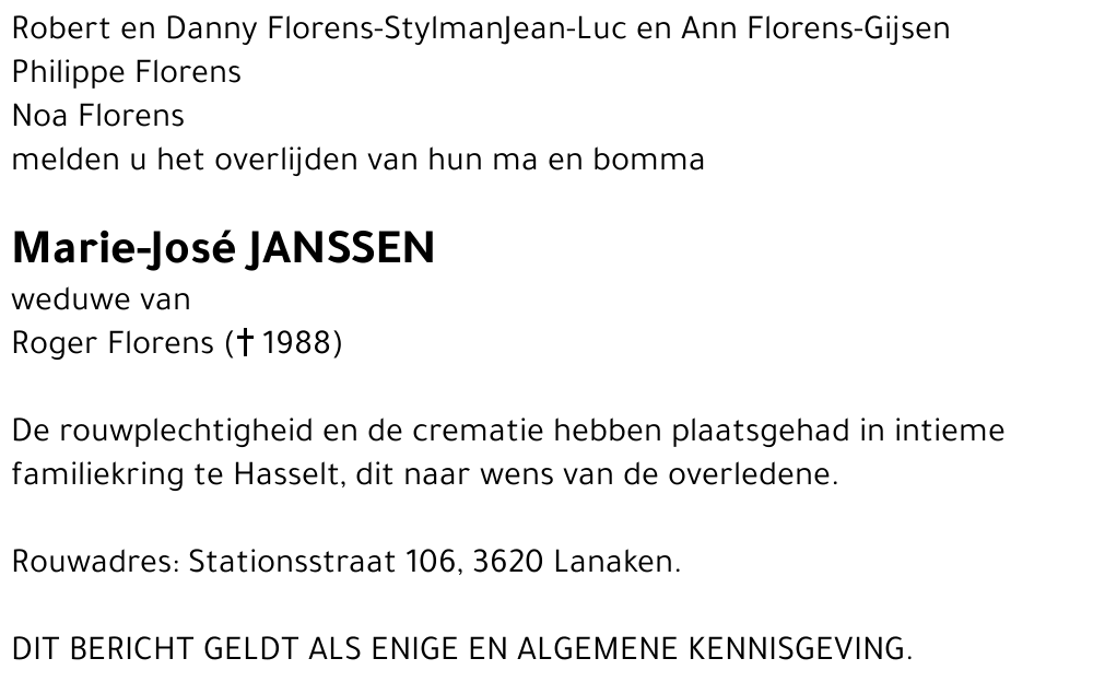 Marie-José Janssen