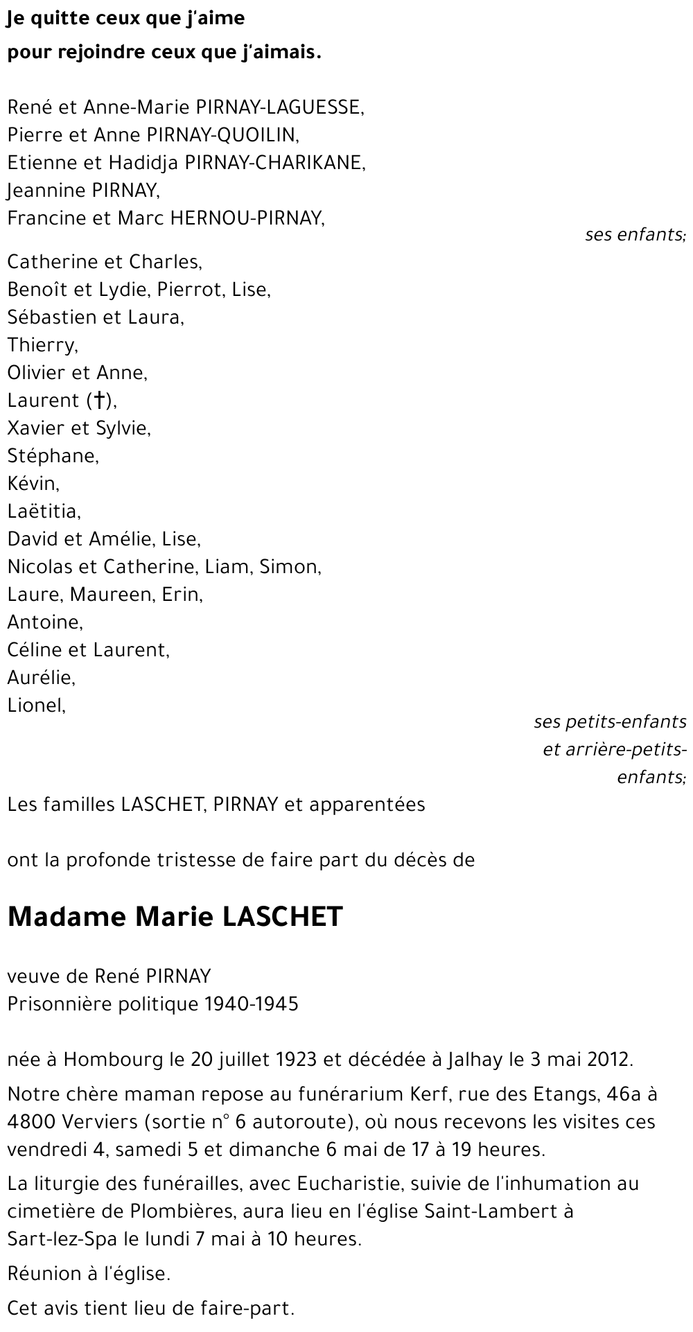 Marie LASCHET