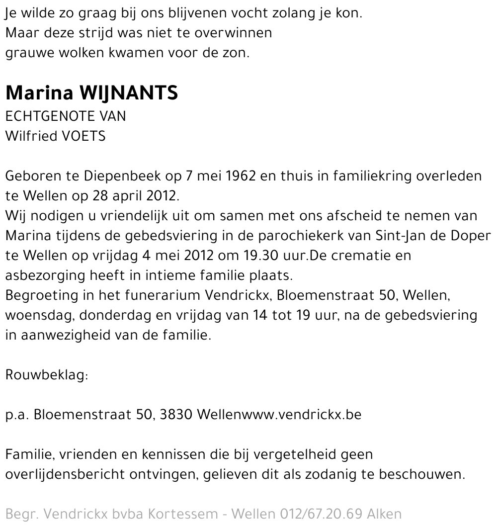 Marina Wijnants