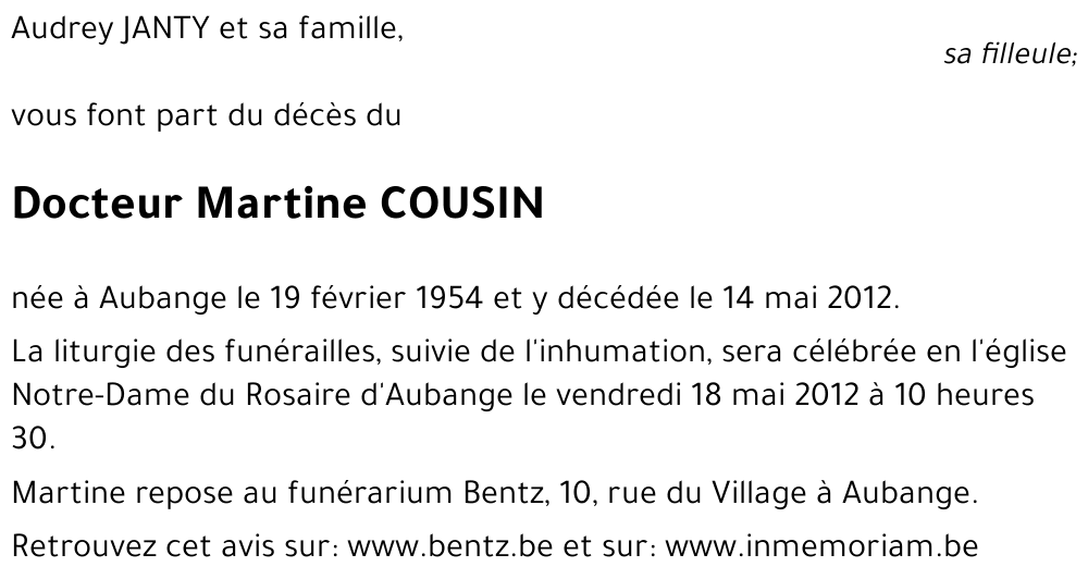 Martine COUSIN