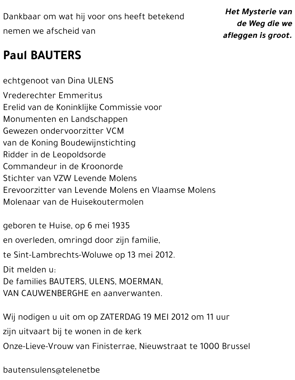 Paul BAUTERS