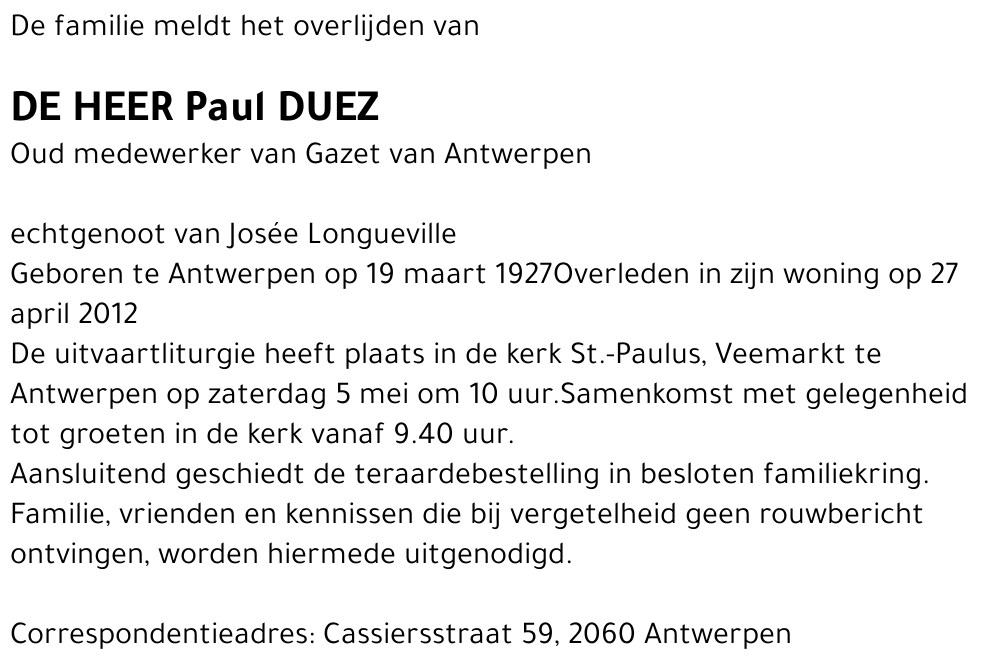 Paul Duez