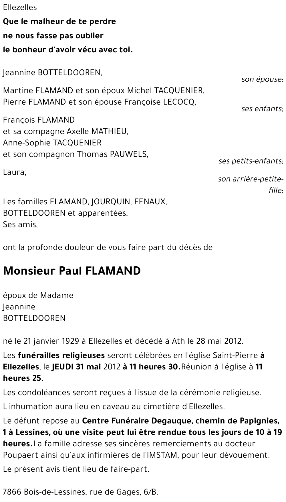 Paul FLAMAND