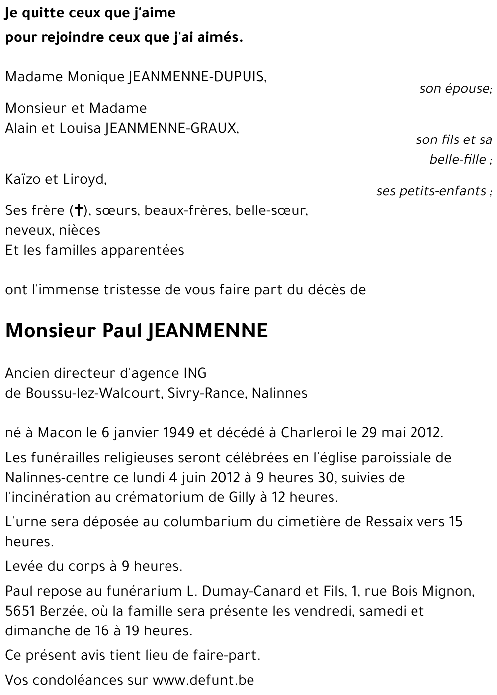 Paul JEANMENNE