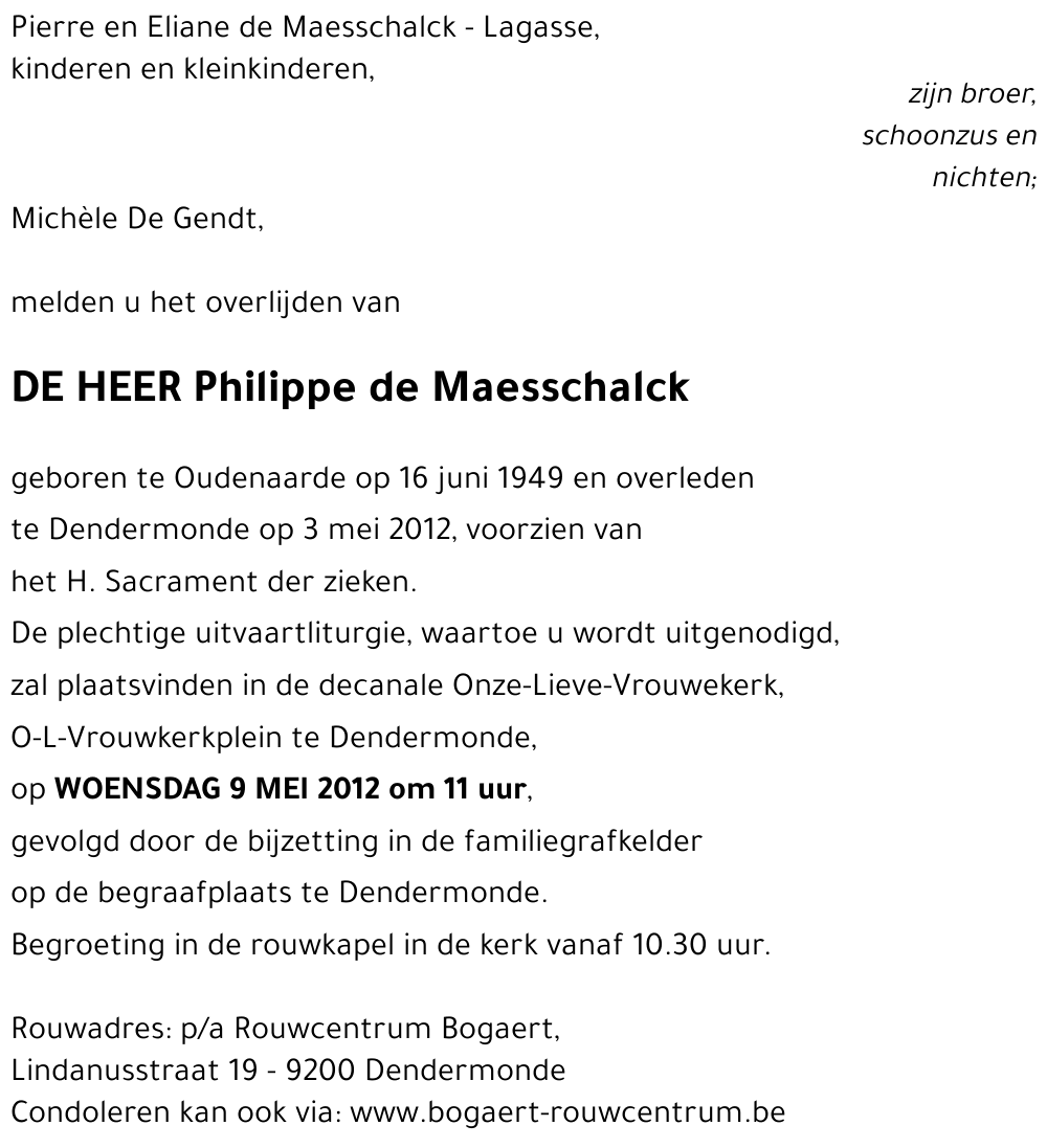 Philippe de Maesschalck