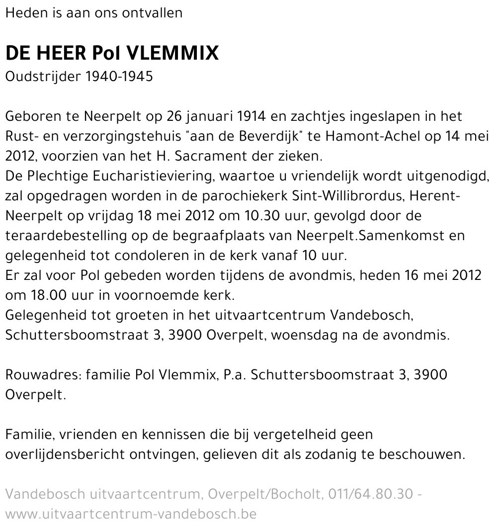 Pol VLEMMIX