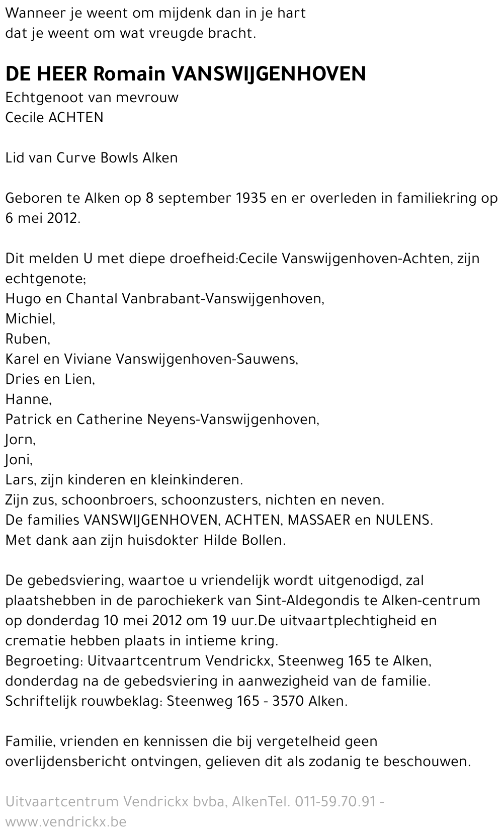 Romain Vanswijgenhoven