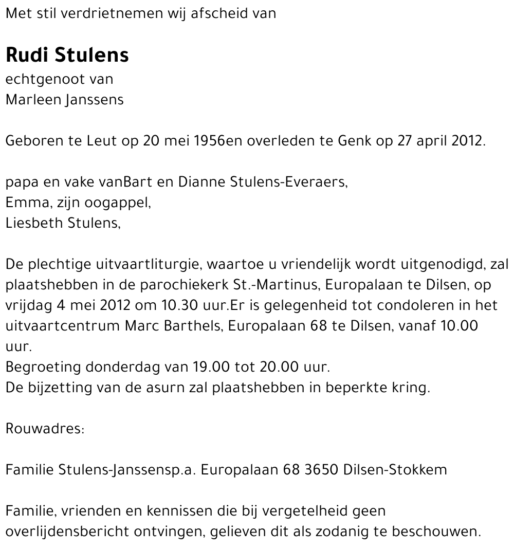Rudi Stulens