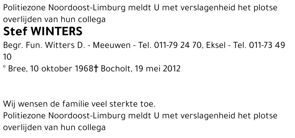 Stefan (Stef) Winters